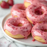 STRAWBERRY GLAZED DONUT