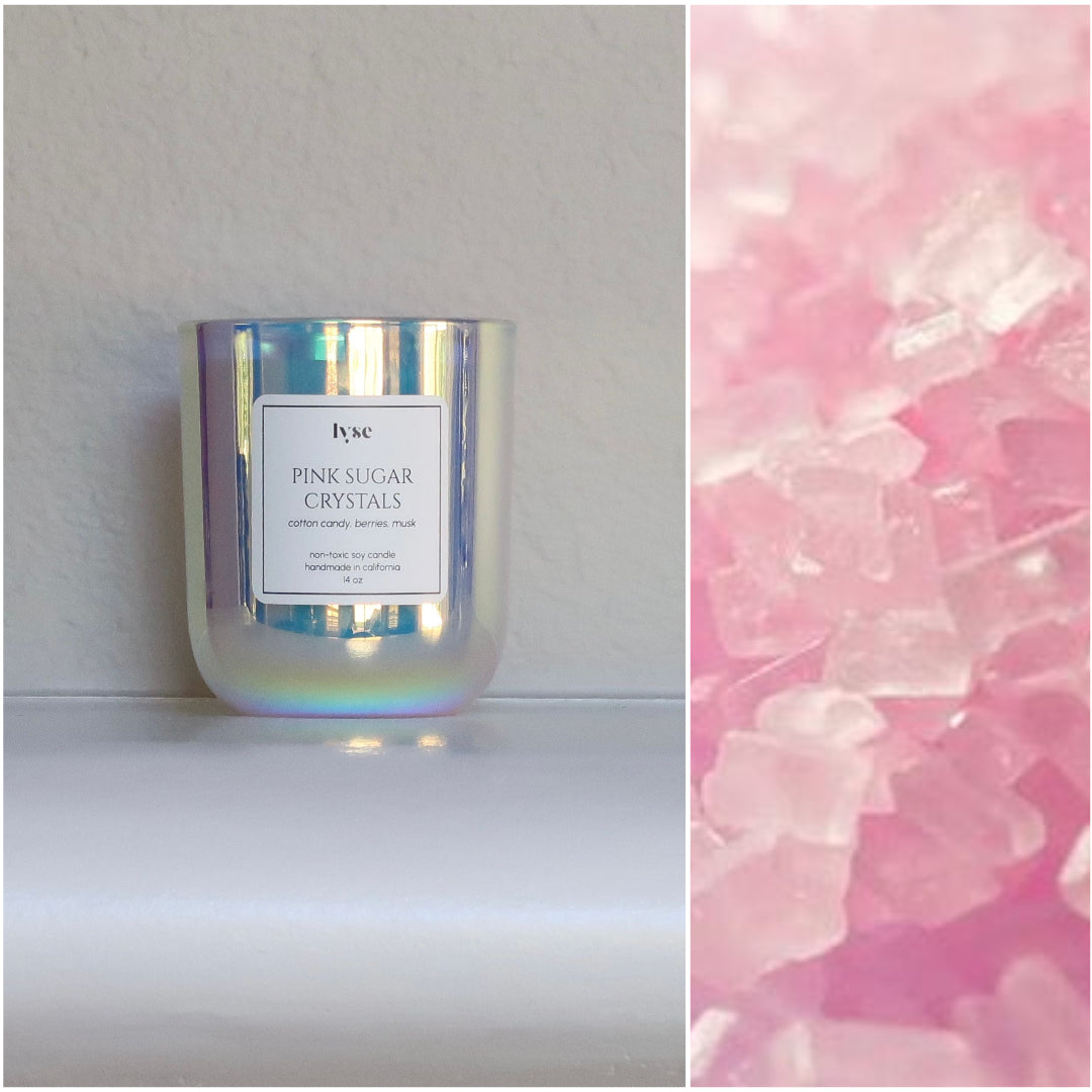 PINK SUGAR CRYSTALS